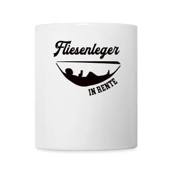 Fliesenleger in Rente Rentenbeginn Chef Meister - Tasse - Weiß - Vorne