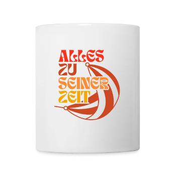 Chaque chose en son temps - Détente - Sérénité - Mug blanc - blanc - Devant