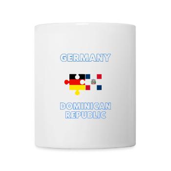 Germany Dominican Republic Puzzle - Mug - white - Front