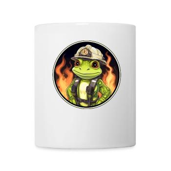 Grenouille des pompiers - Mug blanc - blanc - Devant