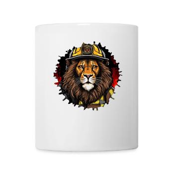 Brigade de pompiers de Louvain - Mug blanc - blanc - Devant