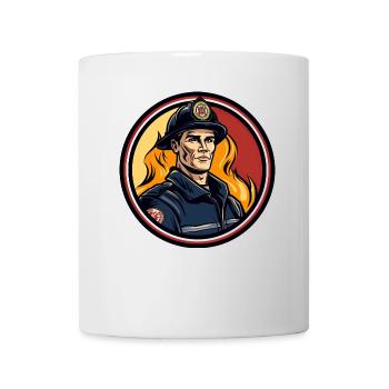 Fire Brigade Firefighter - Mug - white - Front