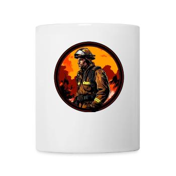 Fire Brigade Firefighter - Mug - white - Front