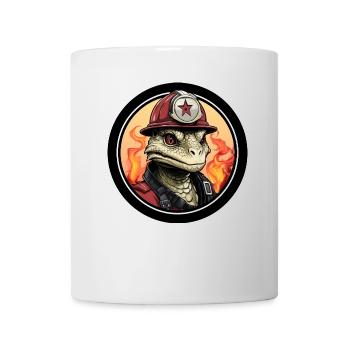 Lézards des pompiers - Mug blanc - blanc - Devant