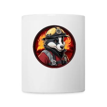 Badger Fire Brigade - Mug - white - Front