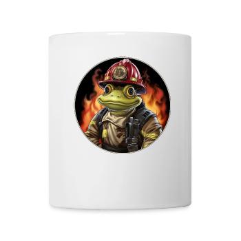Fire Brigade Frog - Mug - white - Front