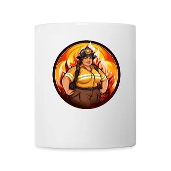 Pompiers - Mug blanc - blanc - Devant