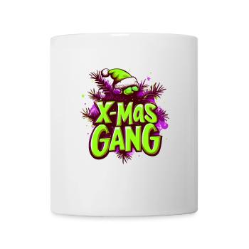 X-Mas Gang Weihnachten Team - Tasse - Weiß - Vorne
