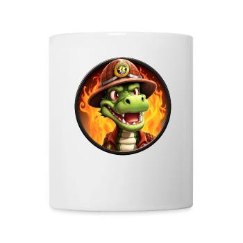 Crocodiles Pompiers - Mug blanc - blanc - Devant