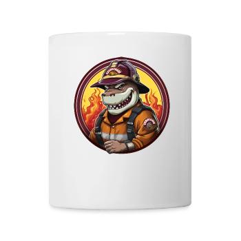 Haie Feuerwehr - Tasse - Weiß - Vorne