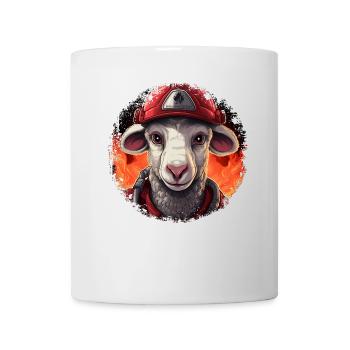 Sheep Fire Brigade - Mug - white - Front