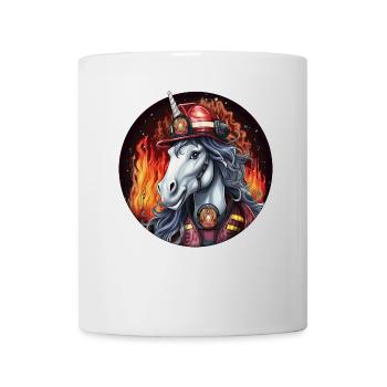 Firefighter Unicorn - Mug - white - Front
