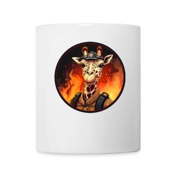 Girafes des pompiers - Mug blanc - blanc - Devant