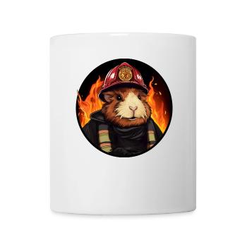 Pompiers cochons d’Inde - Mug blanc - blanc - Devant