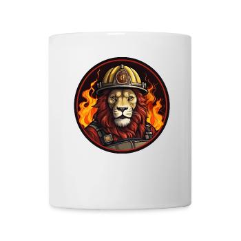 Brigade de pompiers de Louvain - Mug blanc - blanc - Devant