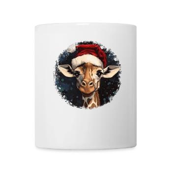 Girafes de Noël - Mug blanc - blanc - Devant