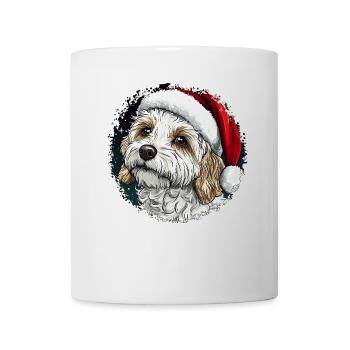 Chiens Noël - Mug blanc - blanc - Devant