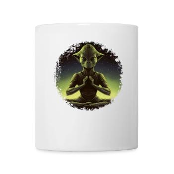 Yoga Alien - Mug - white - Front