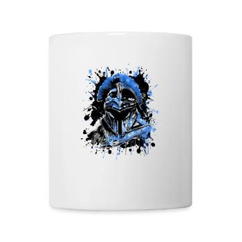 Mythologie du casque de Sparte - Mug blanc - blanc - Devant
