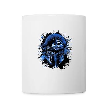 Spartan Helmet Warrior Sparta - Mug - white - Front