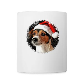 Chien Père Noël - Mug blanc - blanc - Devant