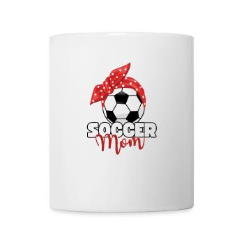 Soccer Mom Fußball Mama Fußballer Mama Spruch - Tasse - Weiß - Vorne