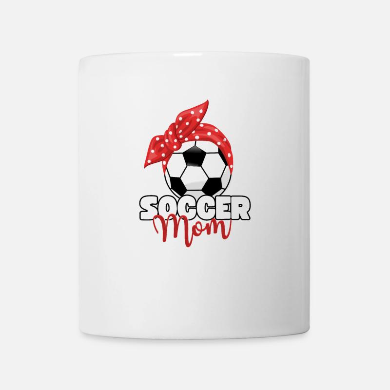 Calcio Mamma Calcio Mamma Calciatore Mamma Dicendo - Tazza - bianco