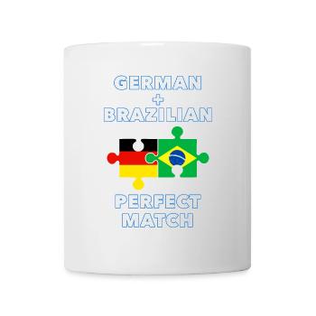 Puzzle Allemand Brésilien - Mug blanc - blanc - Devant