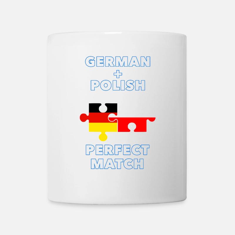 German Polish Puzzle - Mug - white