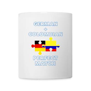 Puzzle Allemand Colombien - Mug blanc - blanc - Devant