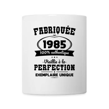 Anniversaire 40 ans - Fabriquée en 1985 - Mug blanc - blanc - Devant