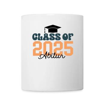 Class Of 2025 Outfit Abi 25 Abitur Hut Abschluss - Tasse - Weiß - Vorne