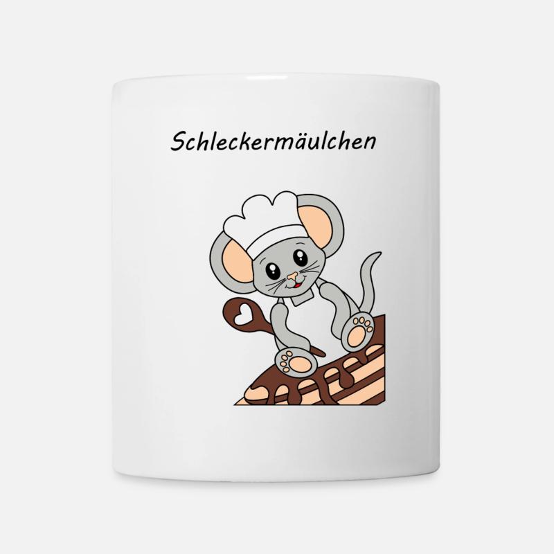 Gourmandise grande - Mug blanc - blanc