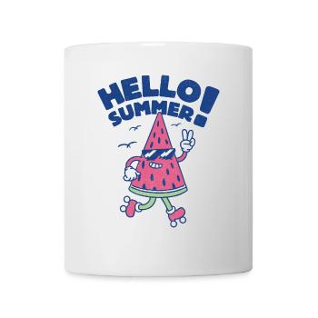 Hello Summer - Watermelon - Mug - white - Front