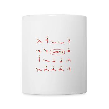 Cadeau Humour Yoga Cadeau Femmes Filles - Mug blanc - blanc - Devant
