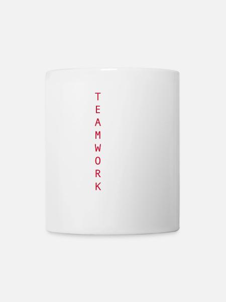 Travail d'équipe - Mug blanc - blanc