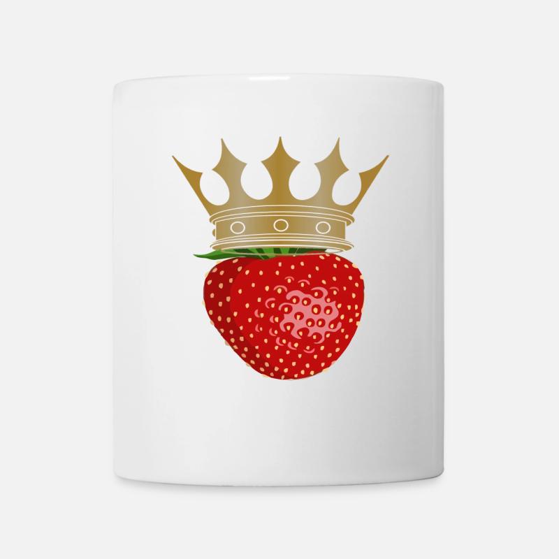 Fraise - Mug blanc - blanc