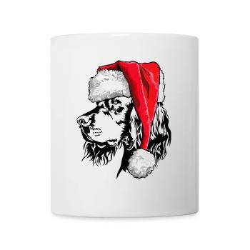 Santa Gordon Setter Chiens de Noël Wilsigns - Mug blanc - blanc - Devant