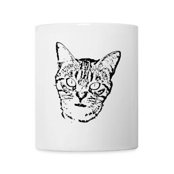 Black Cat Cat Sweet Kitten Christmas Gift - Mug - white - Front