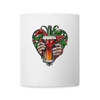 I love beer - Mug - white - Front