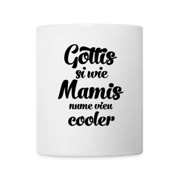 Gottis si wie Mamis nume vieu cooler Gotti Schweiz - Tasse - Weiß - Vorne