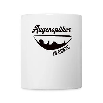 Augenoptiker in Rente Rentenbeginn Optiker Rentner - Tasse - Weiß - Vorne