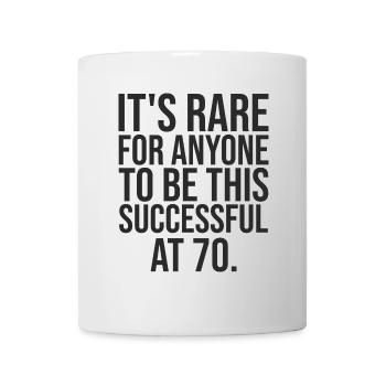 70 ans performant cadeau anniversaire 70 ans - Mug blanc - blanc - Devant