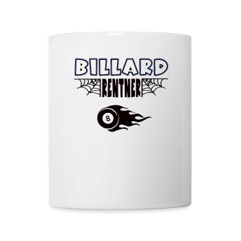 Billard Rentner Billarder Rente Ruhestand - Tasse - Weiß - Vorne