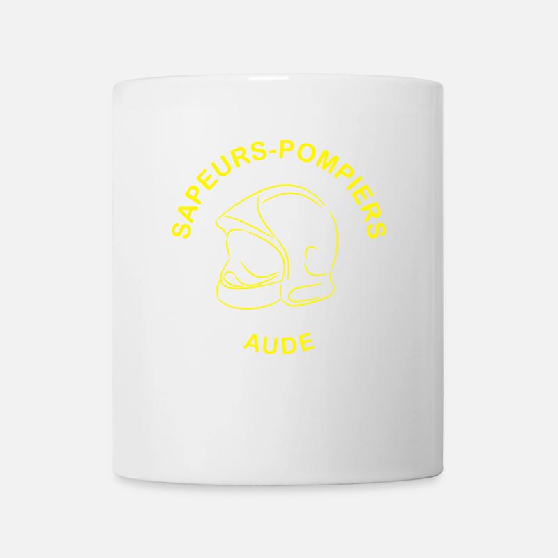 sapeurs-pompiers aude - Mug blanc - blanc