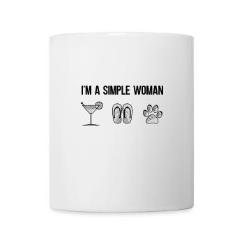 Simple Woman - Tasse - Weiß - Vorne