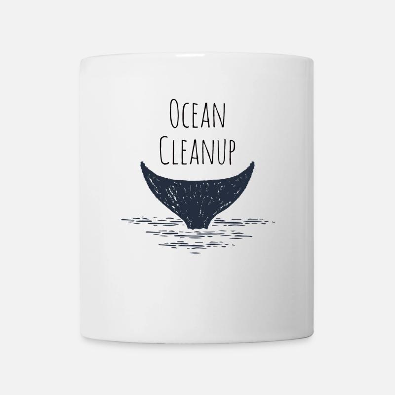 Ocean Clean Up - Tasse - Weiß