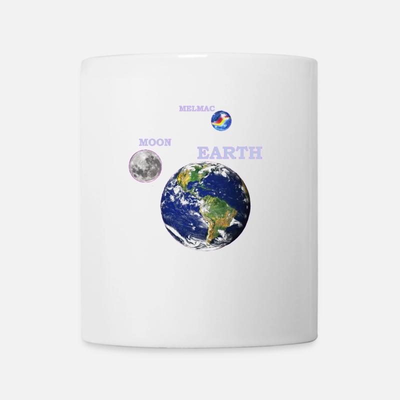 earth moon melmac 1 - Tasse - Weiß