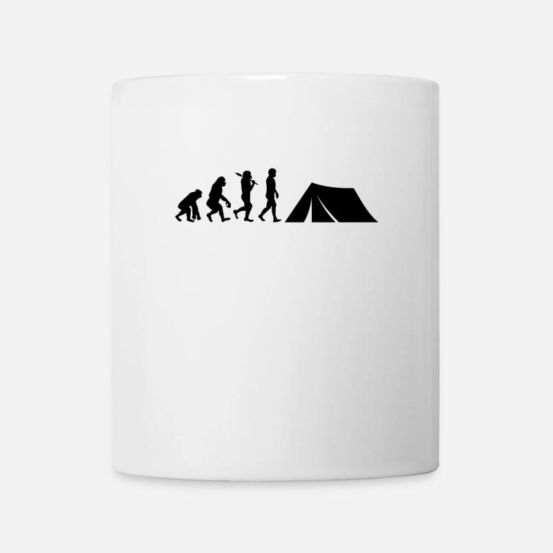 Camping Evolution Camping - Mug blanc - blanc