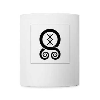 Wikinger Troll Kreuz - Tasse - Weiß - Vorne
